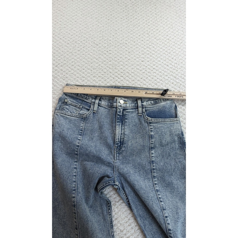 NWT Hudson Barbara High-Rise Bootcut Jean w/ Slit Hem Color caliber $195 Size 32 - Picture 5 of 10